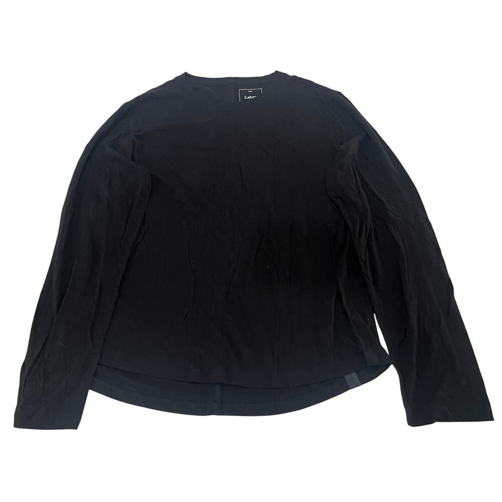 15-22 LAHGO Lunya Men's NWOT $70 100% Pima Cotton Sleepwear Top Black XL